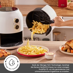 Friteuza cu aer cald Karaca Multifry 35L 1300W Functie Timer Curatare Usoara - Img 7