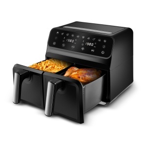 Friteuza cu aer cald Karaca Multifry XXXL 44 Litri, 1700 W, 2 camere - Img 5