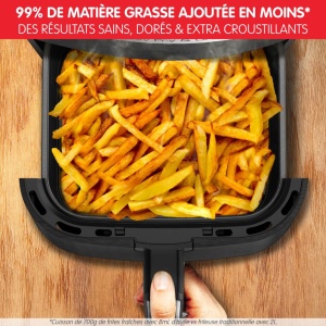 Friteuza cu aer cald Moulinex Easy Fry Grill EZ505810, 4.2L, 1550W, Negru - Img 5