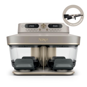 Friteuza cu aer cald Ninja CRISPi DualZone, 7.6 L, 8 functii, sticla - Img 4