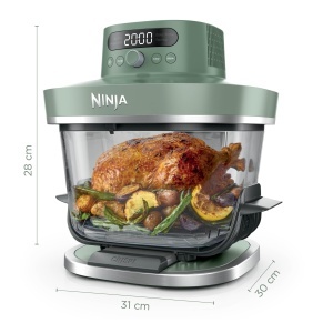 Friteuza cu aer cald Ninja CRISPi PRO XL, 5.7L, 2050W, Moosgrun - Img 3