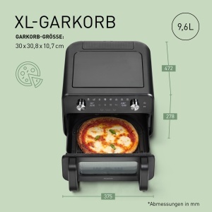 Friteuza cu aer cald Panasonic NF-BC1000 Flex 96L Functie abur Negru - Img 5