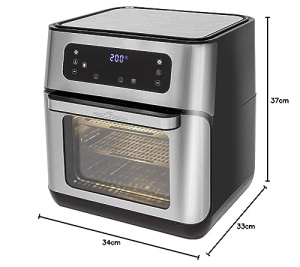 Friteuza cu aer cald ProfiCook PC-FR 1200, 11L, 1500W, Inox, LED Display - Img 10
