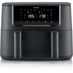 Friteuza cu aer cald Severin FR 2463, 2x4L, 2600W, neagra - Img 4