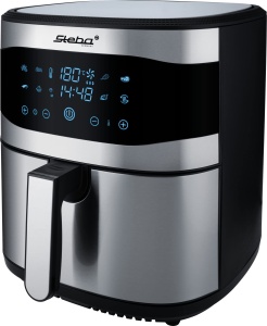 Friteuza cu aer cald Steba Family, 8L cu ecran tactil, 8 programe, temporizator 60 min., 1800 Watt, friteuza fara ulei, HF 8000 - Img 1
