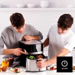 Friteuza cu aer cald Taurus Air Fry Digital 7S, 1600W, 6,5L, 8 programe - Img 6