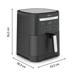 Friteuza cu aer cald Tefal Easy Fry Grill XXL EY8018, 6.5L, 8 programe - Img 9