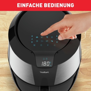 Friteuza cu aer cald Tefal Easy Fry XXL EY701D 1850W 16 kg Touchscreen NegruInox - Img 6