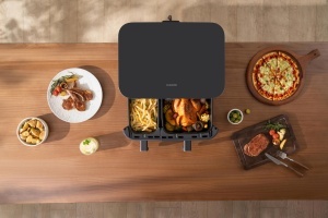 Friteuza cu aer cald Xiaomi Dual Zone 10L, 2700W, Neagra - Img 6