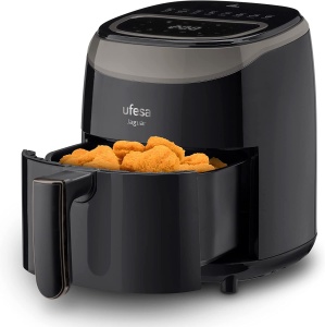 Friteuza cu aer Ufesa Jaguar Deep Fryer 35L 8 programe presetate 1200 W panou tactil comutator temporizator temperatura 80deg-200deg fara BPA si PFOA