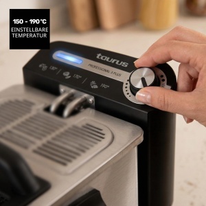 Friteuza electrica Taurus Profi-Fritteuse, 3 l, 2100 W, inox - Img 4