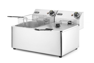Friteuza profesionala Hendi 2x8L 7000W Inox temperatura reglabila - Img 2