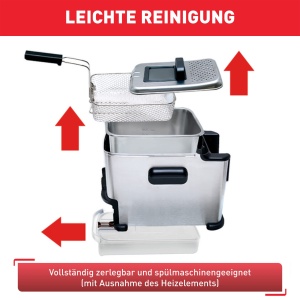 Friteuza Tefal Oleoclean Compact FR7016 2L Filtrare Automata NegruInox - Img 6