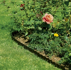 Gardena Beeteinfassung 20 cm, Rame pentru Rasen, 9 m, Plastic, Culoare Maro - Img 5