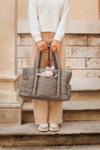 Geanta multifunctionala BEABA Paris Puffy 25L sistem prindere carucior culoare maro - Img 4
