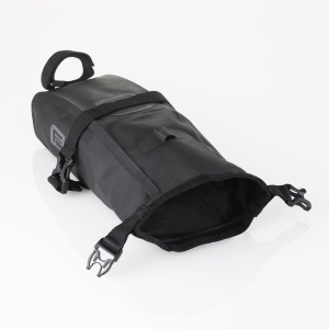 Geanta pentru bicicleta FISCHER 86278, 1.3L, rezistenta la apa, neagra - Img 3