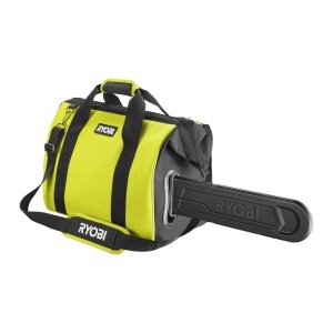 Geanta Transport pentru Motofierastrau Ryobi RAC256, Compatibila 18V si 36V, cu Ulei