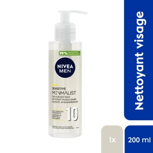 Gel de curatare pentru fata si barba NIVEA MEN MENMALIST, 200 ml, formula 2in1, reciclabil - Img 2