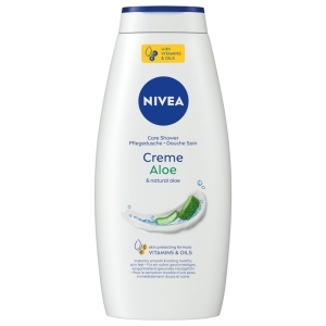 Gel de dus Nivea Creme Fresh Aloe, 750ml, hidratant si racoritor