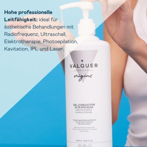 Gel de ultrasunete Valquer pentru fata si corp, 1000 ml, fara culoare si miros - Img 3