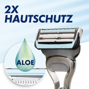 Gillette SkinGuard Sensitive Set 11 Lame de Ras Barbati Compatibile cu Manere Fusion - Img 5