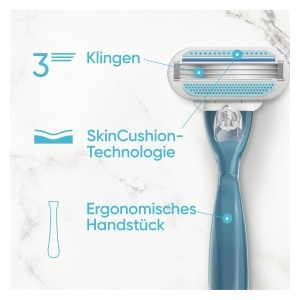 Gillette Venus Smooth Aparat de Ras pentru Femei cu Maner Reutilizabil si Rezerva - Img 4