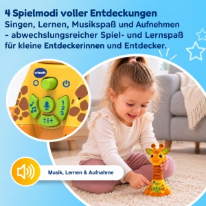 Giraffa interactiva VTech Greta cu sunete si lumini, 18 luni - Img 3