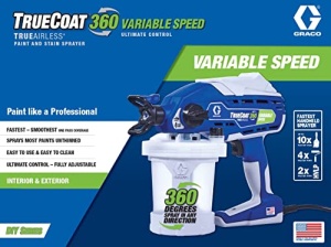 Graco Magnum by Graco 26D527 TrueCoat 360 cu viteza variabila, pulverizator portabil de vopsea fara aer cu cablu, produs UE, bricolaj, proiecte decorative mici (presiune maxima 138 bar) - Img 11