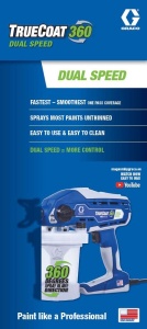 Graco Magnum TrueCoat 360 Dual Speed Airless Farbspritzgerat Portabil Made in USA - Img 9