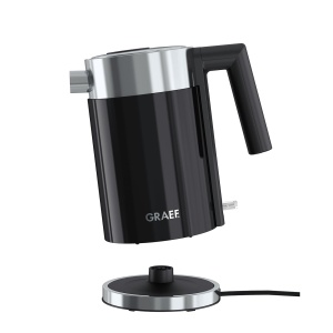 GRAEF. Fierbator, negru/otel inoxidabil, 1.0 - Img 2