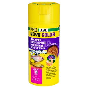 Granulat pentru pesti JBL PRONOVO COLOR GRANO CLICK, 250 ml, pentru pesti de 8-20 cm