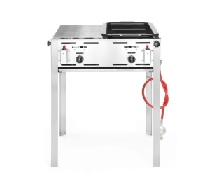 Gratar cu gaz HENDI Roast-Master Maxi 5050, 11.6kW, inox, 650x540x840mm