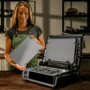 Gratar electric Cecotec RocknGrill 2000 Smash 2000W suprafata 30x21cm - Img 9