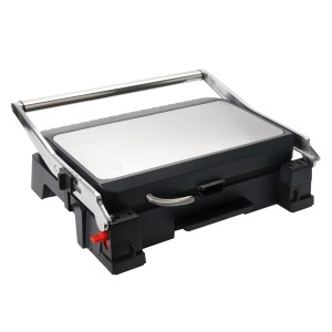 Gratar electric EMERIO CG-130859, 2200W, suprafata antiaderenta 34x24cm, deschidere 180, inox - Img 4