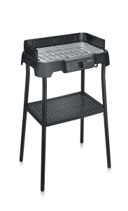 Gratar electric Severin PG 8596, 2000W, 39x23 cm, utilizare interiorexterior, negru