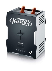Gratar electric Severin WT 5005, 2 wuste, inoxnegru, 5 minute