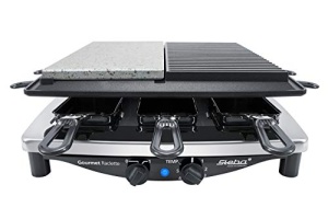 Gratar electric Steba RC 4 Plus Deluxe 1500W InoxNegru Raclette si piatra naturala - Img 10