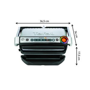 Gratar electric Tefal OptiGrill GC705D16 6 programe automate placi detasabile antiaderente 2000W - Img 9