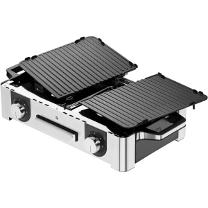 Gratar electric WMF Lono Master gratar electric 50x28 cm gratar electric Gratar de masa cu parbriz si tava de picurare certificat pentru exterior pent - Img 8