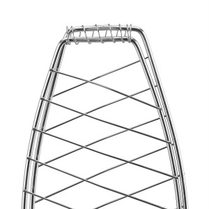 Gratar pentru peste Relaxdays 6 piese, otel inoxidabil, 54 cm, cu maner - Img 7