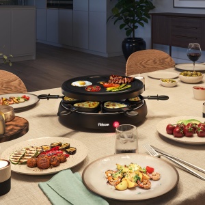 Gratar Raclette Tristar RA-2998, 6 persoane, 800 W, Negru - Img 2