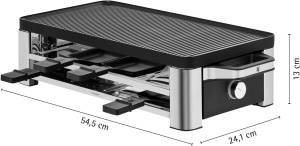 Gratar Raclette WMF Lono Cromargan 8 persoane 1500W Antiaderent - Img 9