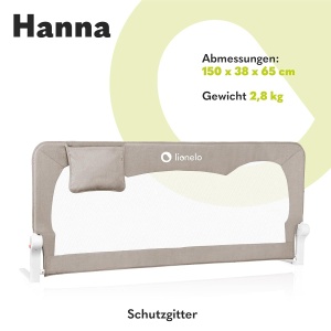 Grilaj de Protectie Lionelo Hanna 150 cm x 66 cm, pliabil, retea respirabila - Img 2