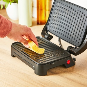 Grill Compact Tefal Inicio GC270D10, 1000 W, Design Elegant, Inox - Img 4