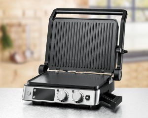 Grill Contact Rommelsbacher KG 2025, 2 suprafete reglabile, PFAS-free - Img 3
