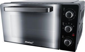 Grill cu cuptor Steba KB 224, 24 litri, 1500W, design negru
