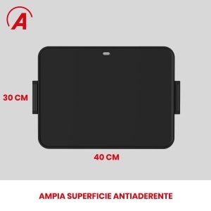 Grill electric Ardes OPTIMUS ARGRILL02, 40x30 cm, 1800 W, negru-silver - Img 2