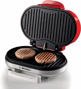 Grill electric Ariete Hamburger Maker Party Time 205 1200W Placi antiaderente Rosu - Img 3