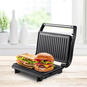 Grill electric Beper P101TOS003, compact, antiaderent, cu maner izolat termic - Img 6