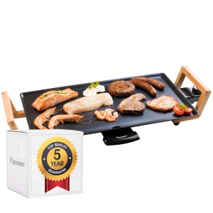 Grill electric Bestron ABP602BB, 2000W, negru, pentru 4 persoane
